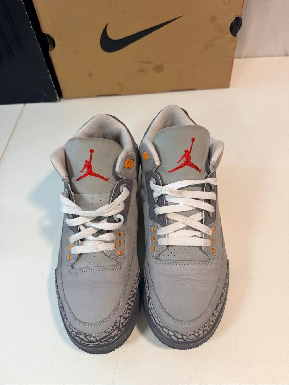 Jordan Air Jordan 3 Retro Cool Grey Men's Mid Top Lace-Up